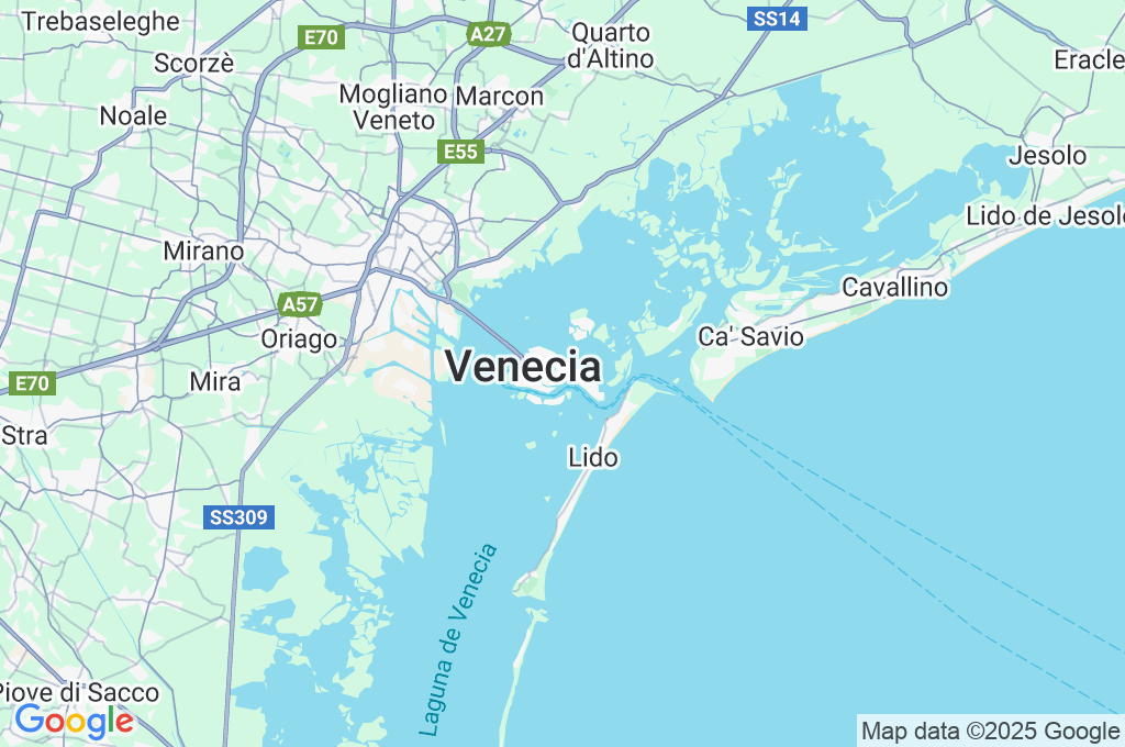 Campo Santa Maria Formosa Area Map