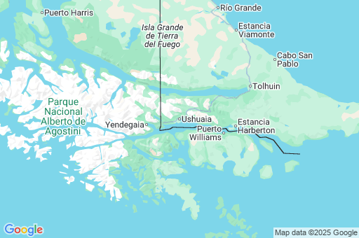 Map of Ushuaia