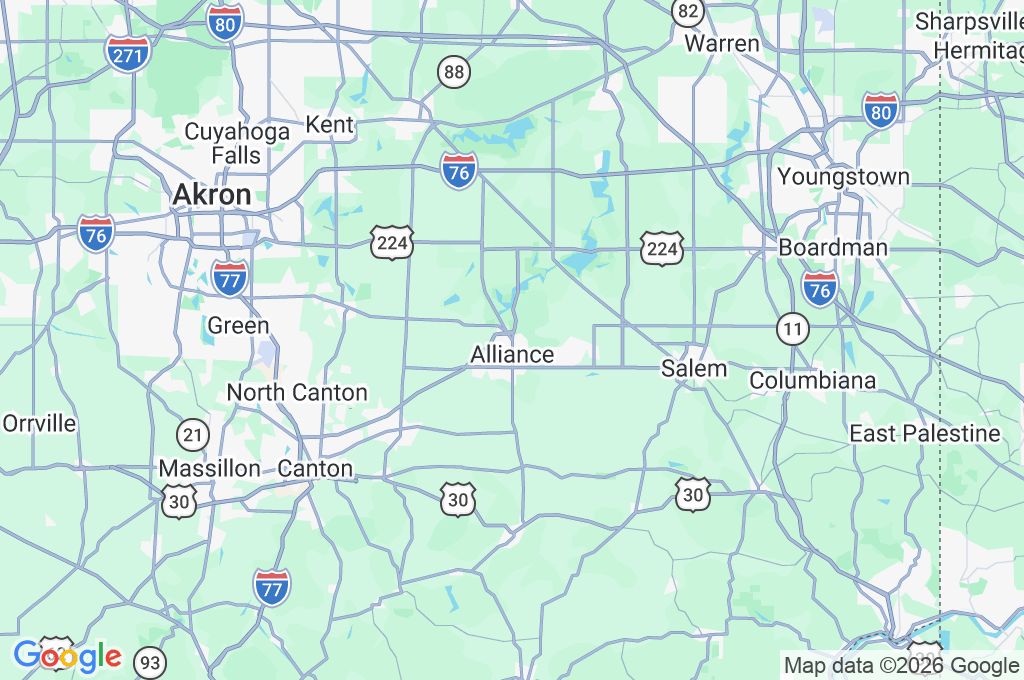 Alliance Area Map Alliance Area Map