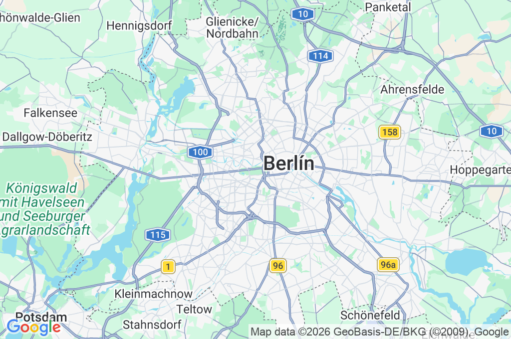 Tiergarten Area Map