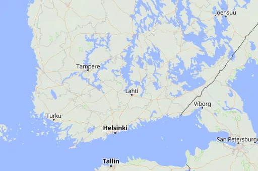 Map of Päijät-Häme
