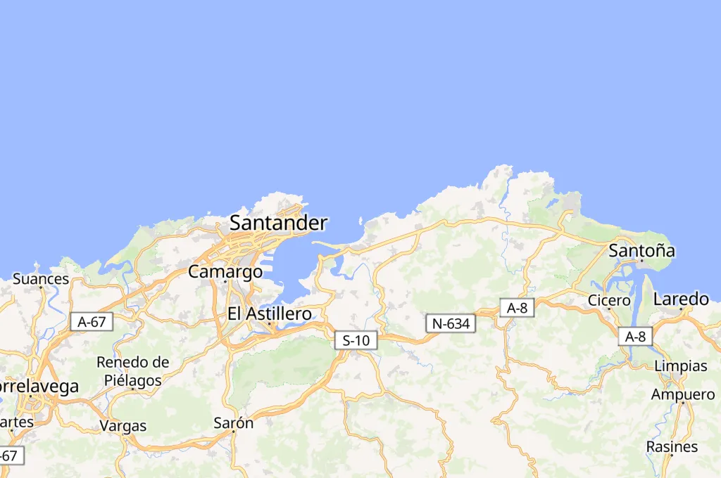 Dunas de Loredo Area Map Dunas de Loredo Area Map