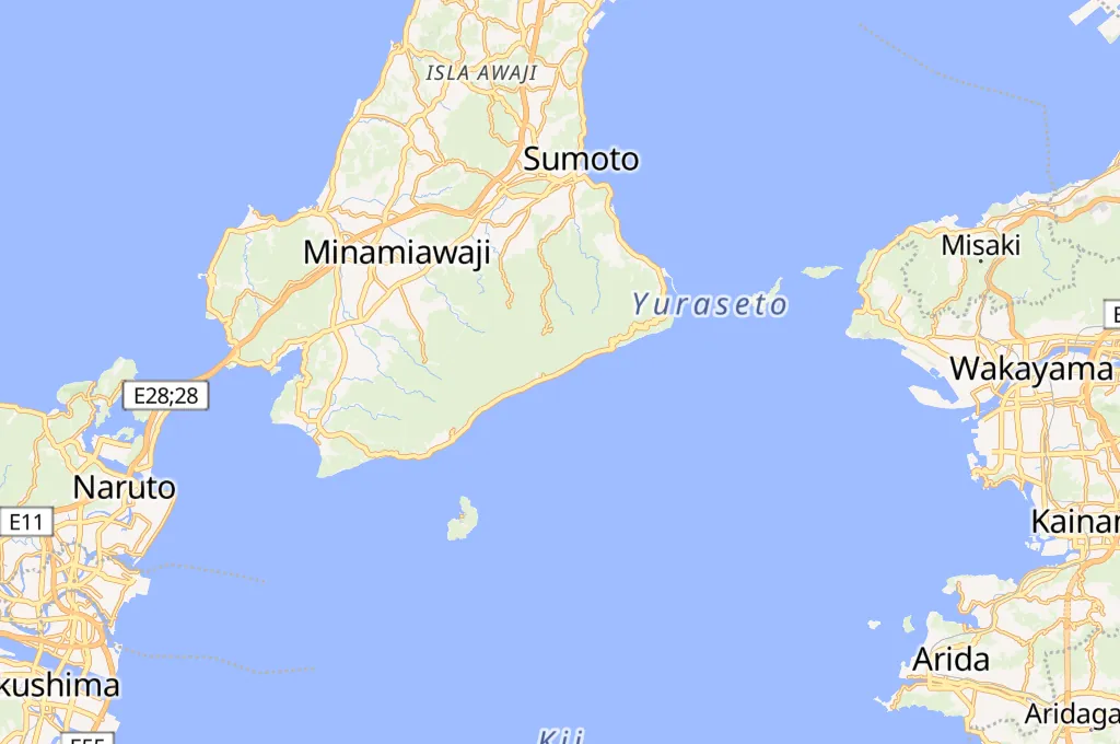 Centro de Monos de Awaji Area Map Centro de Monos de Awaji Area Map