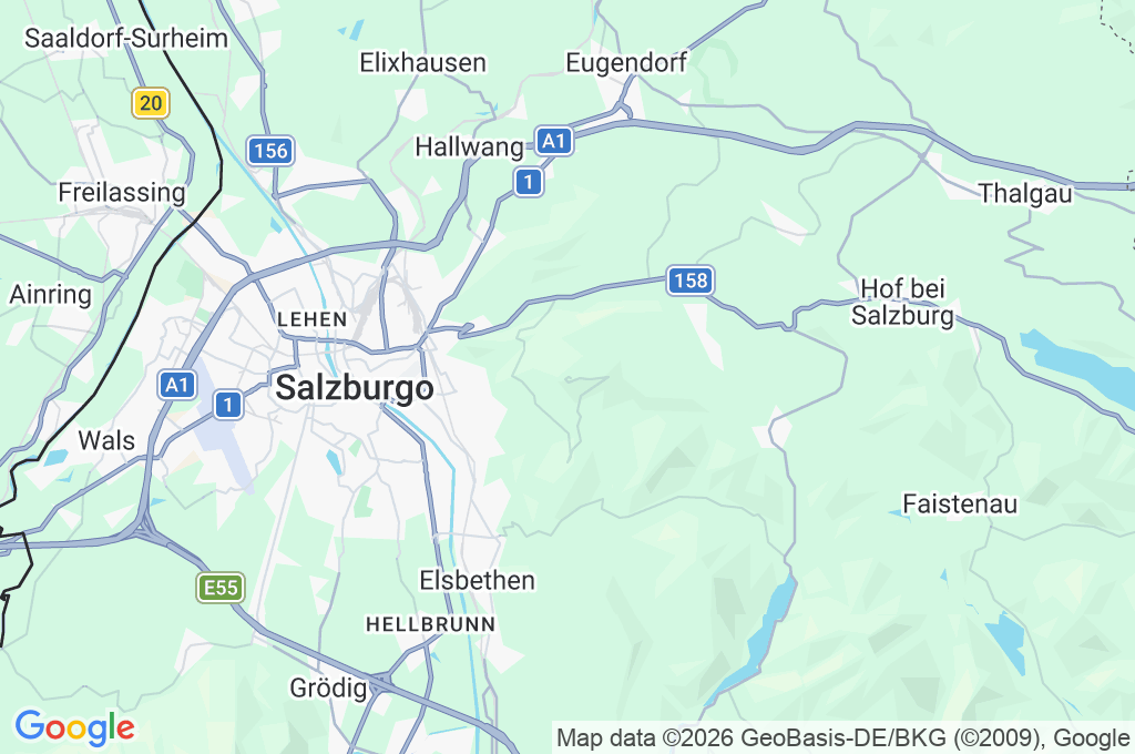 Gaisberg Area Map