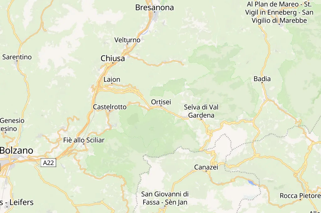 Cavallino Bianco Area Map Cavallino Bianco Area Map