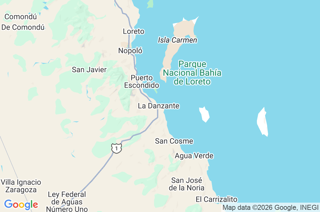 TPC Danzante Bay Area Map TPC Danzante Bay Area Map