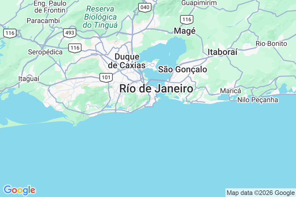 Cerro del Corcovado Area Map