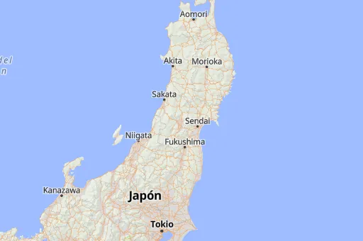Map of Yamagata