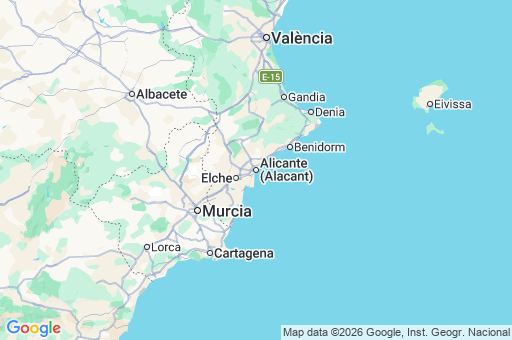 Map of Alicante