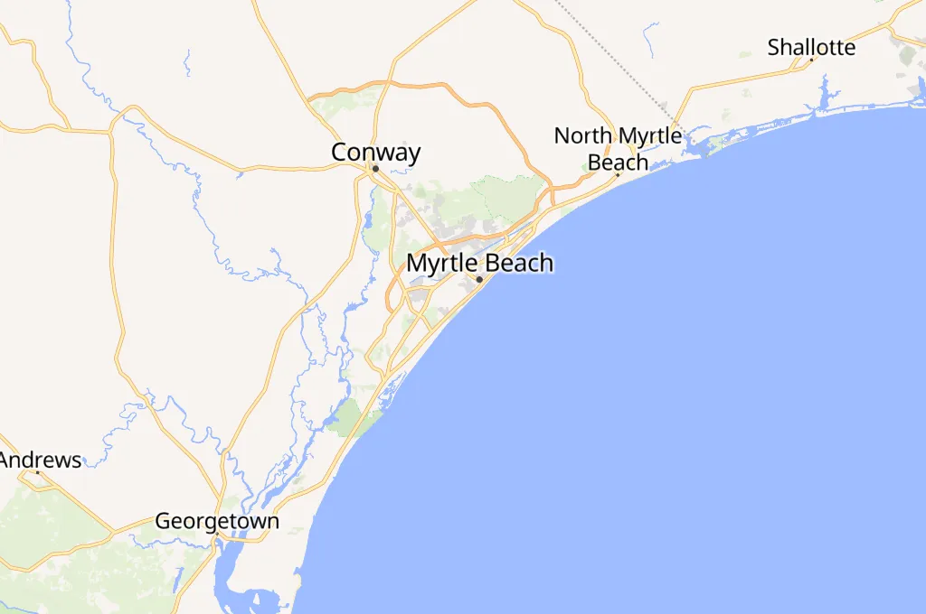 Crown Reef Beach Resort Area Map