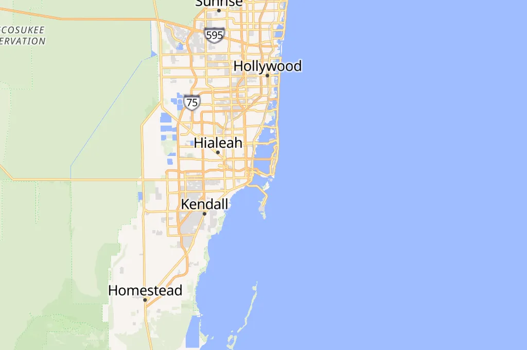 PortMiami Area Map