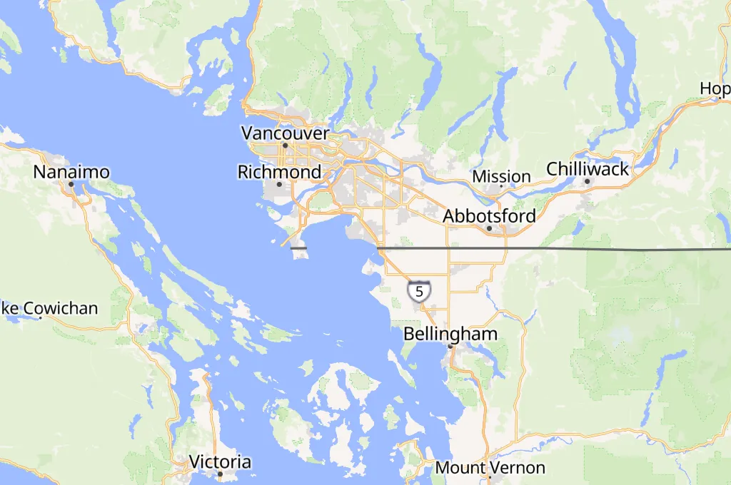 White Rock Area Map