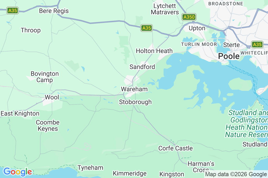 Wareham Area Map Wareham Area Map