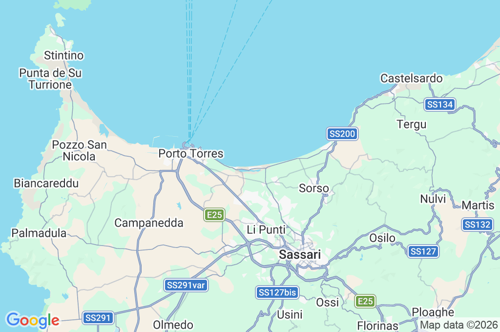 Platamona Area Map