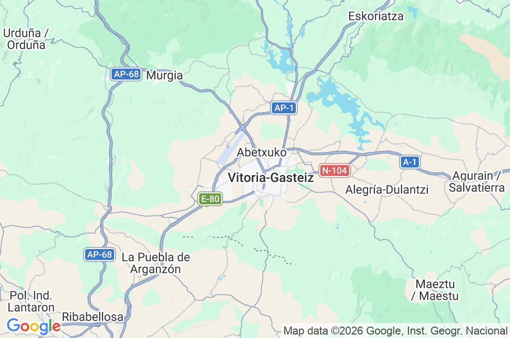 Vitoria-Gasteiz Area Map Vitoria-Gasteiz Area Map