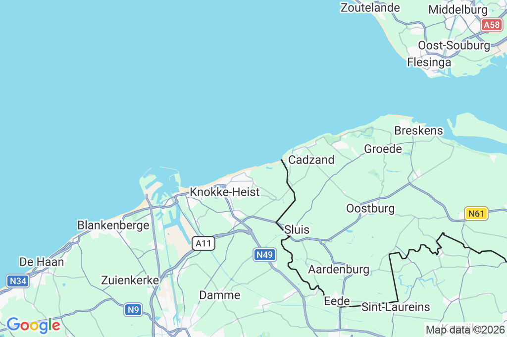 Surfers Paradise Area Map