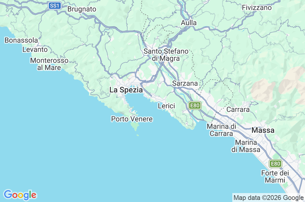 Baia Blu Area Map