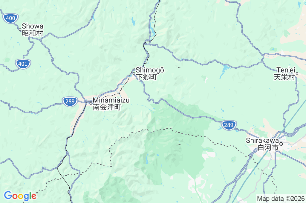 Michi-no-Eki Shimogo Area Map