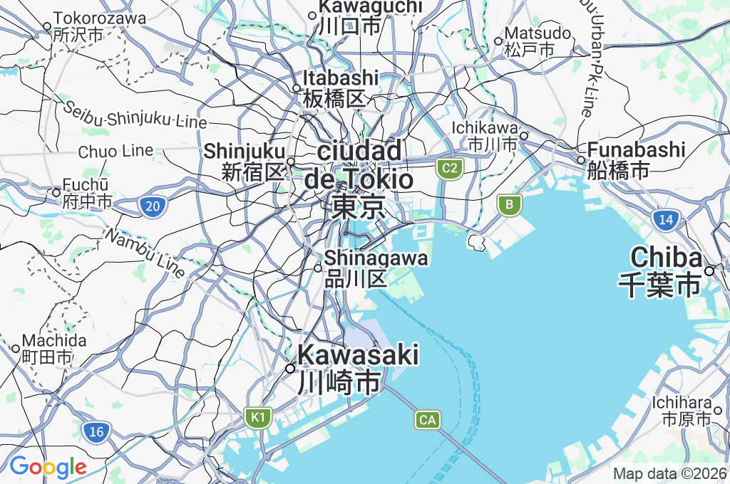 Parque Marino de Odaiba Area Map