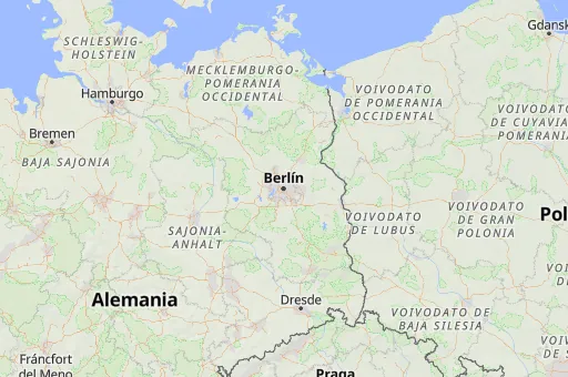 Map of Berlín