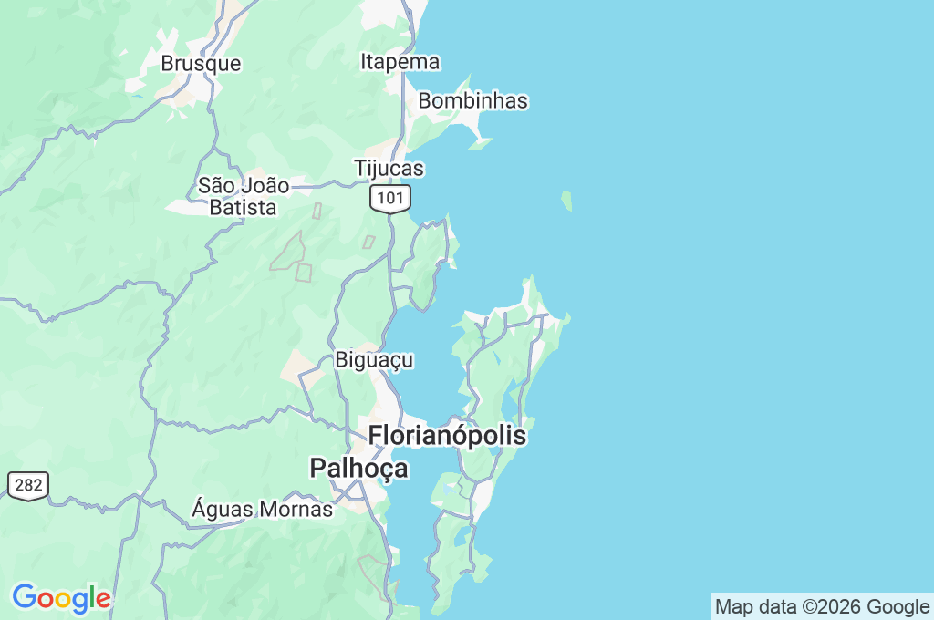 Jurerê Internacional Area Map