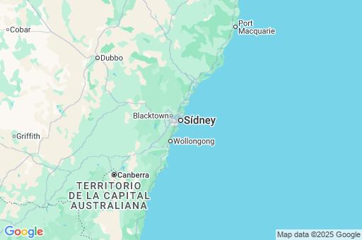Map of Sídney