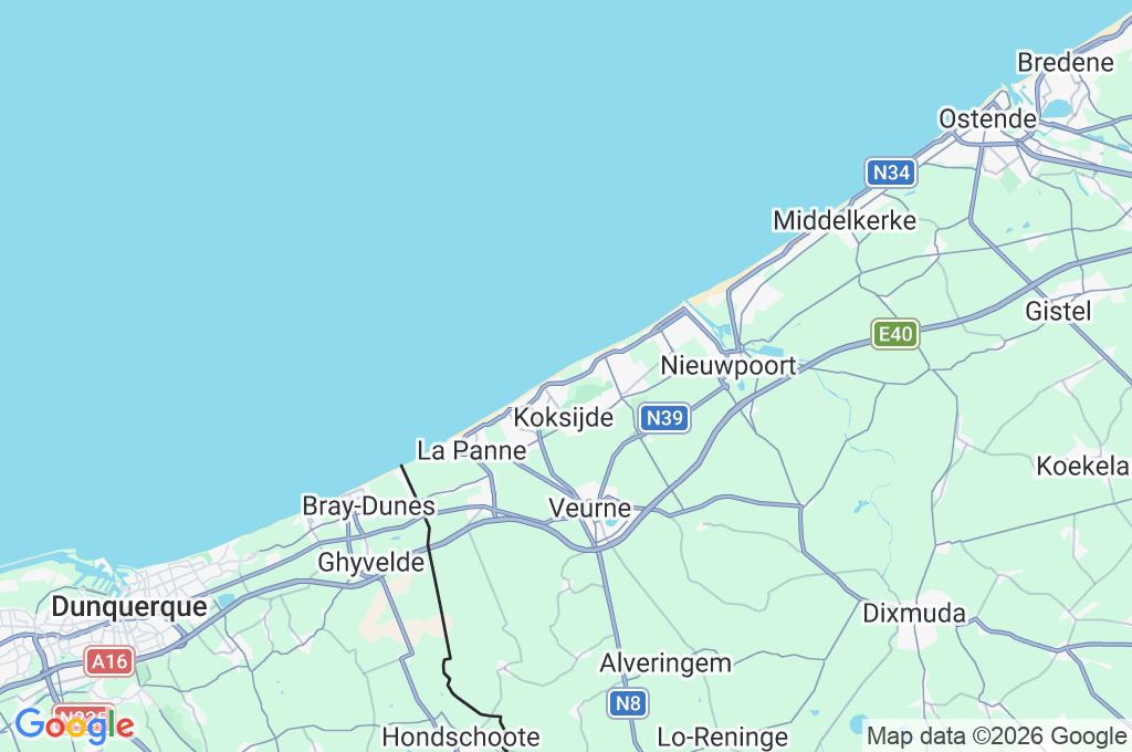 Duinenhuis Area Map Duinenhuis Area Map