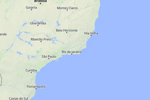 Map of Estado de Río de Janeiro