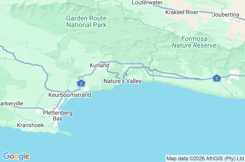 Nature's Valley Area Map