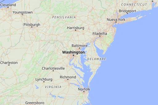 Map of Maryland