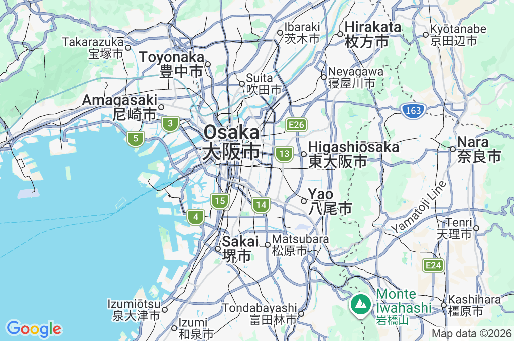 Koreatown de Ikuno Area Map