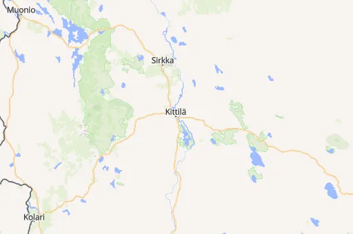Map of Kittilä
