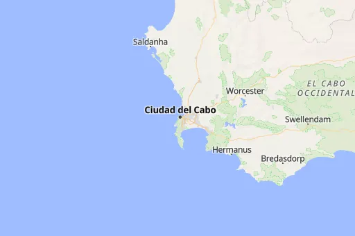 Map of Ciudad del Cabo