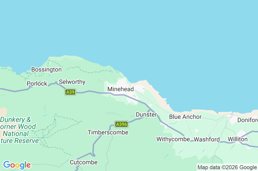 Minehead Area Map