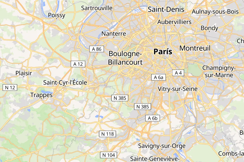 Observatorio de París (sede de Meudon) Area Map Observatorio de París (sede de Meudon) Area Map
