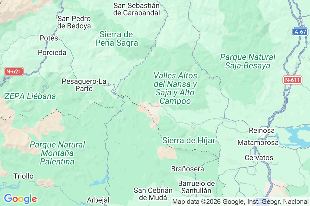 Pico Tres Mares Area Map Pico Tres Mares Area Map