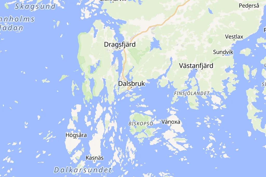 Dalsbruk Area Map