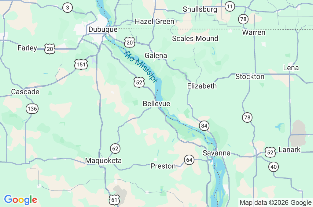 Bellevue Area Map Bellevue Area Map