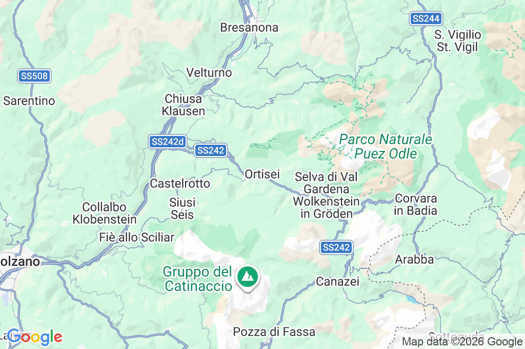 Cavallino Bianco Area Map Cavallino Bianco Area Map