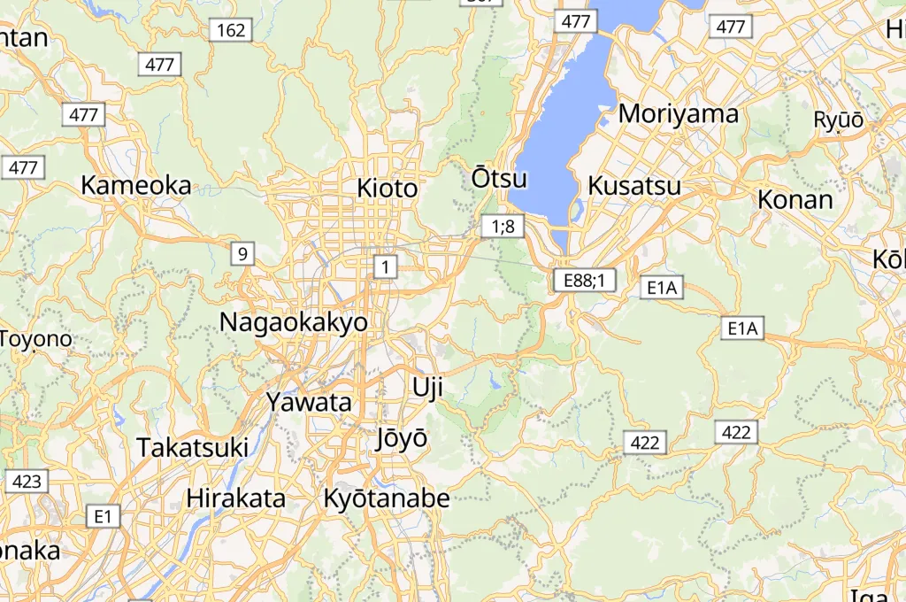 Templo Daigoji Area Map