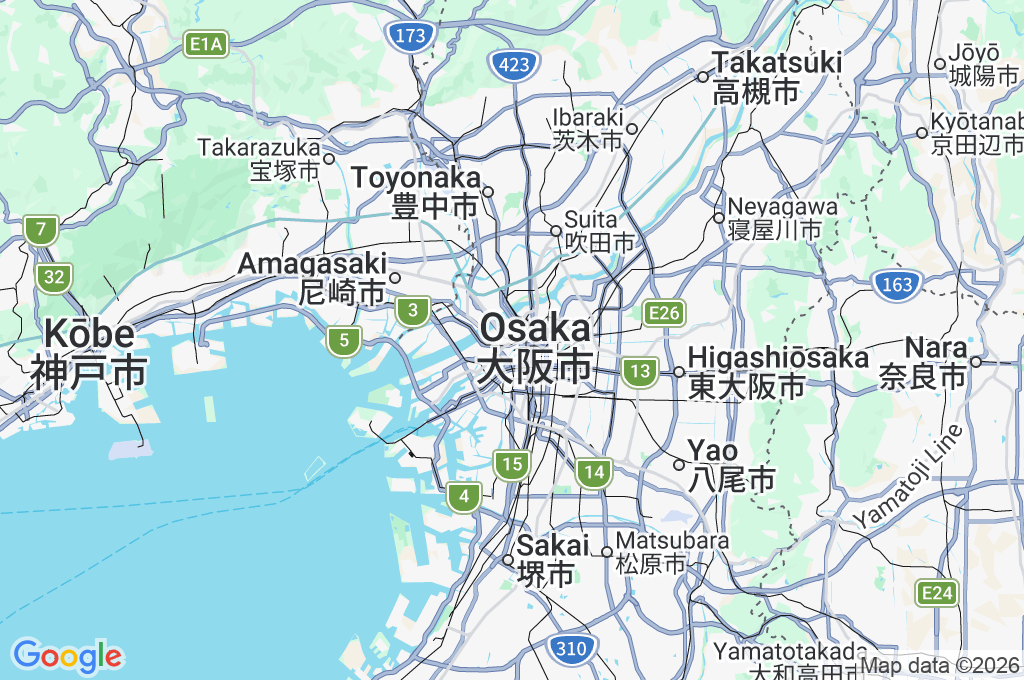 Estación de Fukushima Area Map Estación de Fukushima Area Map