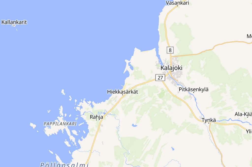 Hiekkasärkät de Kalajoki Area Map