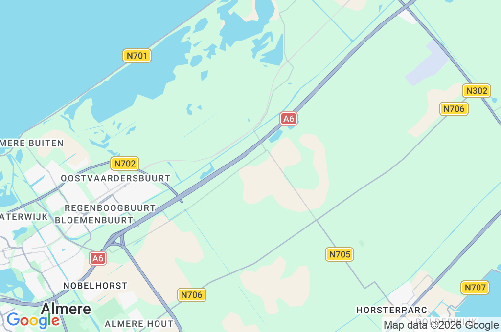 Zeewolde Area Map