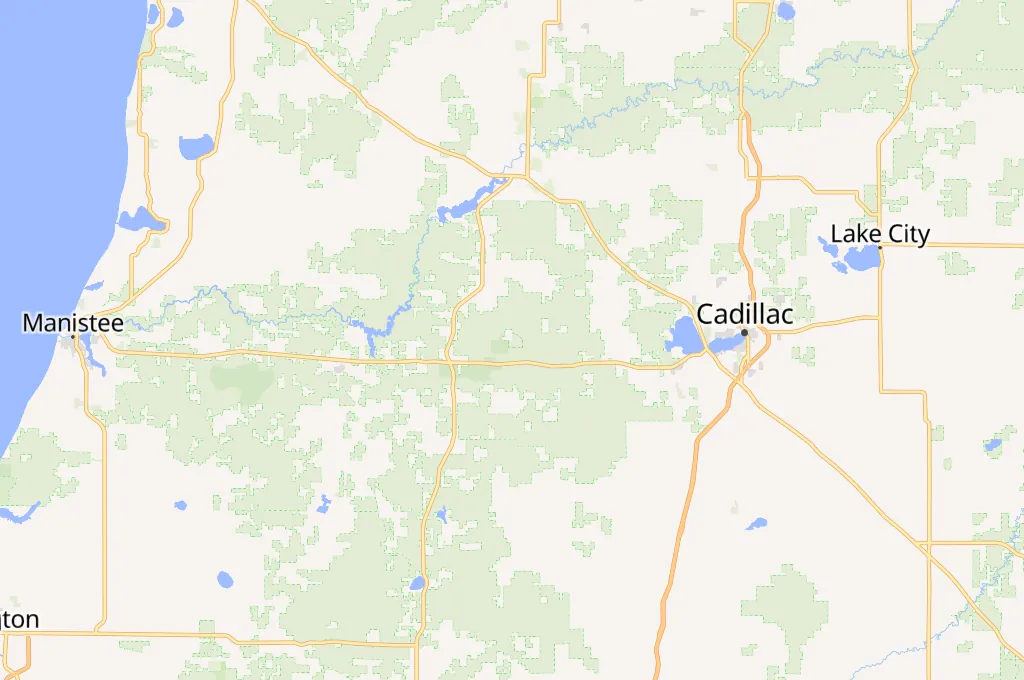 Caberfae Peaks Area Map Caberfae Peaks Area Map