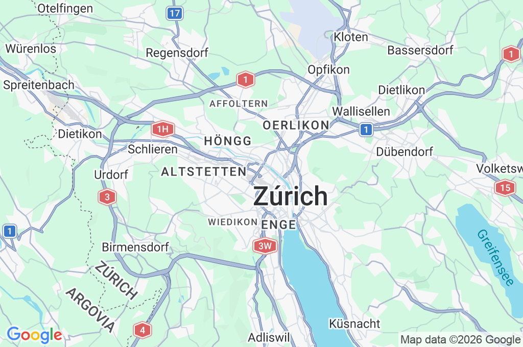 ERZ Josefstrasse Area Map ERZ Josefstrasse Area Map