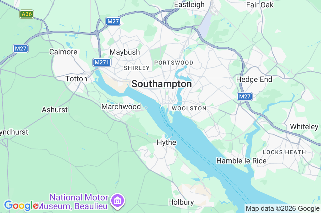 Town Quay Area Map