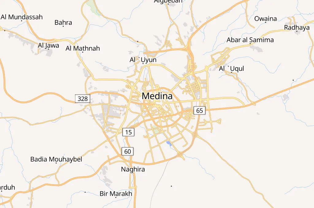 Medina Area Map Medina Area Map