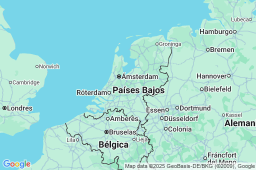 Map of Países Bajos