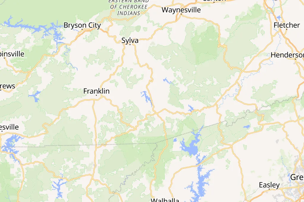 Lago Glenville Area Map