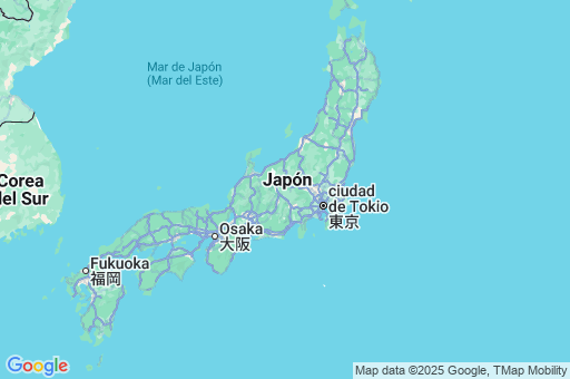 Map of Japón